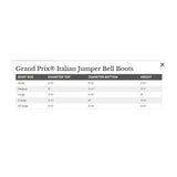 Grand Prix Italian Pull On Rubber Bell Boots - Equiluxe Tack