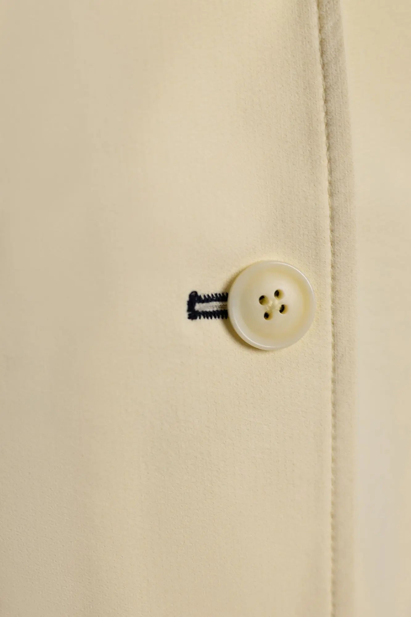 Grand Prix Ladies EQJ 3 Button Show Coat, Butter with Navy Collar - Equiluxe Tack