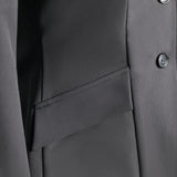 Grand Prix Ladies EQJ 3 Button Show Coat, NY Tech Fabric, Black - Equiluxe Tack