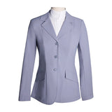 Grand Prix Ladies EQJ 3 Button Show Coat, NY Tech Fabric, Cadet Blue - Equiluxe Tack