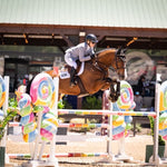 Grand Prix Ladies EQJ 3 Button Show Coat, NY Tech Fabric, Cadet Blue - Equiluxe Tack