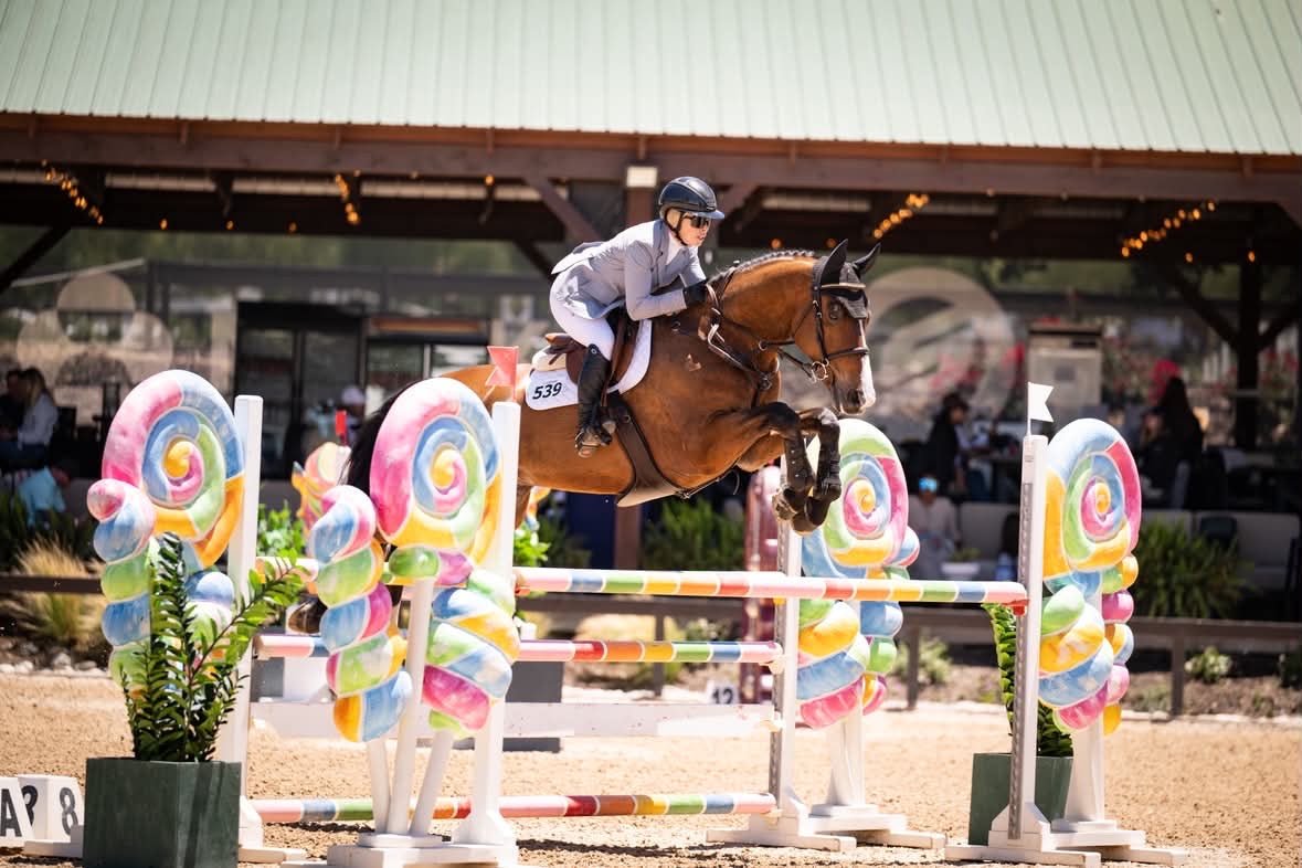 Grand Prix Ladies EQJ 3 Button Show Coat, NY Tech Fabric, Cadet Blue - Equiluxe Tack