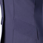 Grand Prix Ladies EQJ 3 Button Show Coat, NY Tech Fabric, Navy - Equiluxe Tack