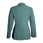 Grand Prix Ladies EQJ 3 Button Show Coat, NY Tech Fabric, New Green - Equiluxe Tack