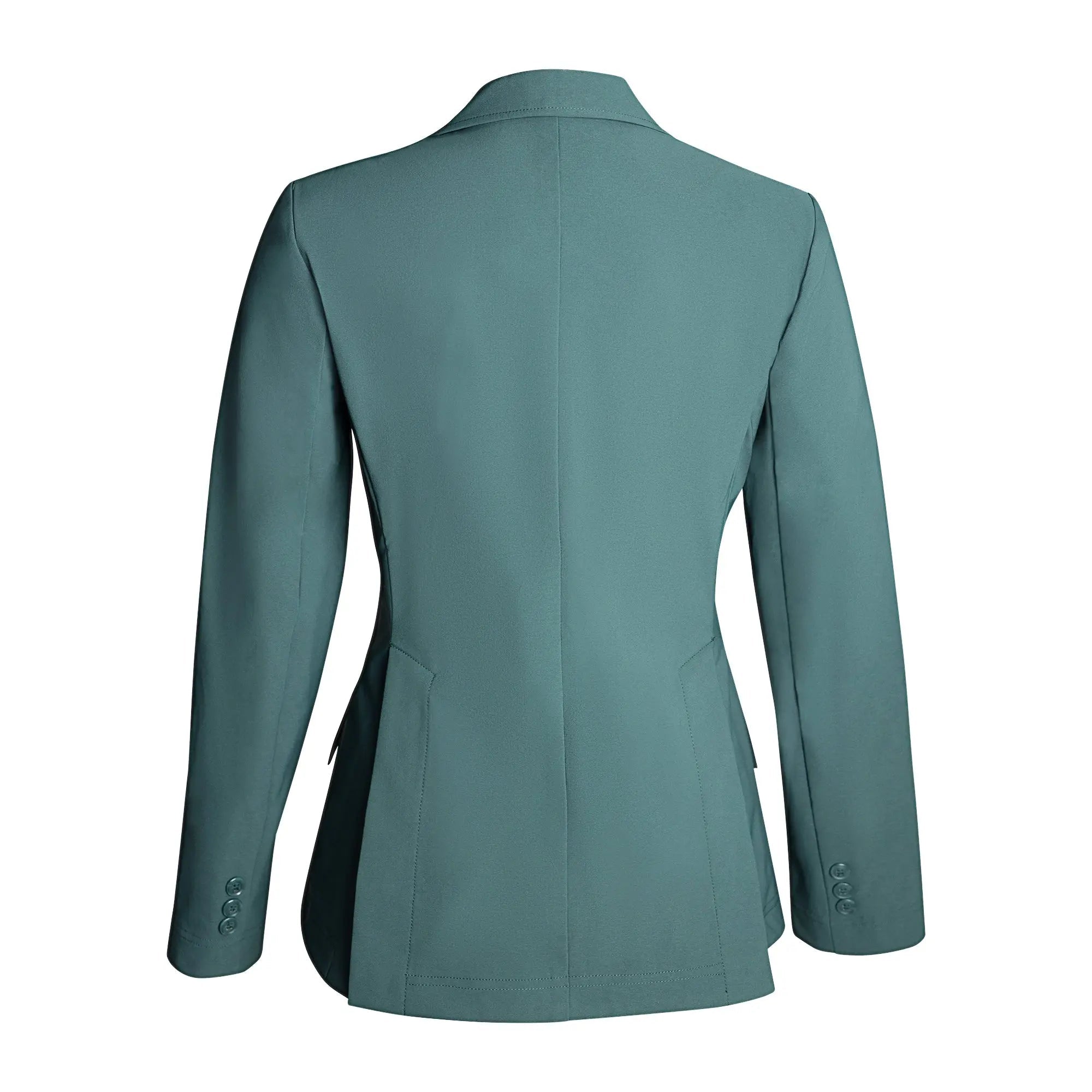 Grand Prix Ladies EQJ 3 Button Show Coat, NY Tech Fabric, New Green - Equiluxe Tack