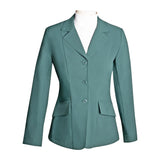 Grand Prix Ladies EQJ 3 Button Show Coat, NY Tech Fabric, New Green - Equiluxe Tack