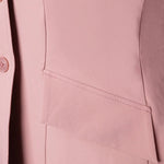 Grand Prix Ladies EQJ 3 Button Show Coat, NY Tech Fabric, Rose - Equiluxe Tack
