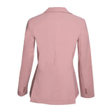 Grand Prix Ladies EQJ 3 Button Show Coat, NY Tech Fabric, Rose - Equiluxe Tack