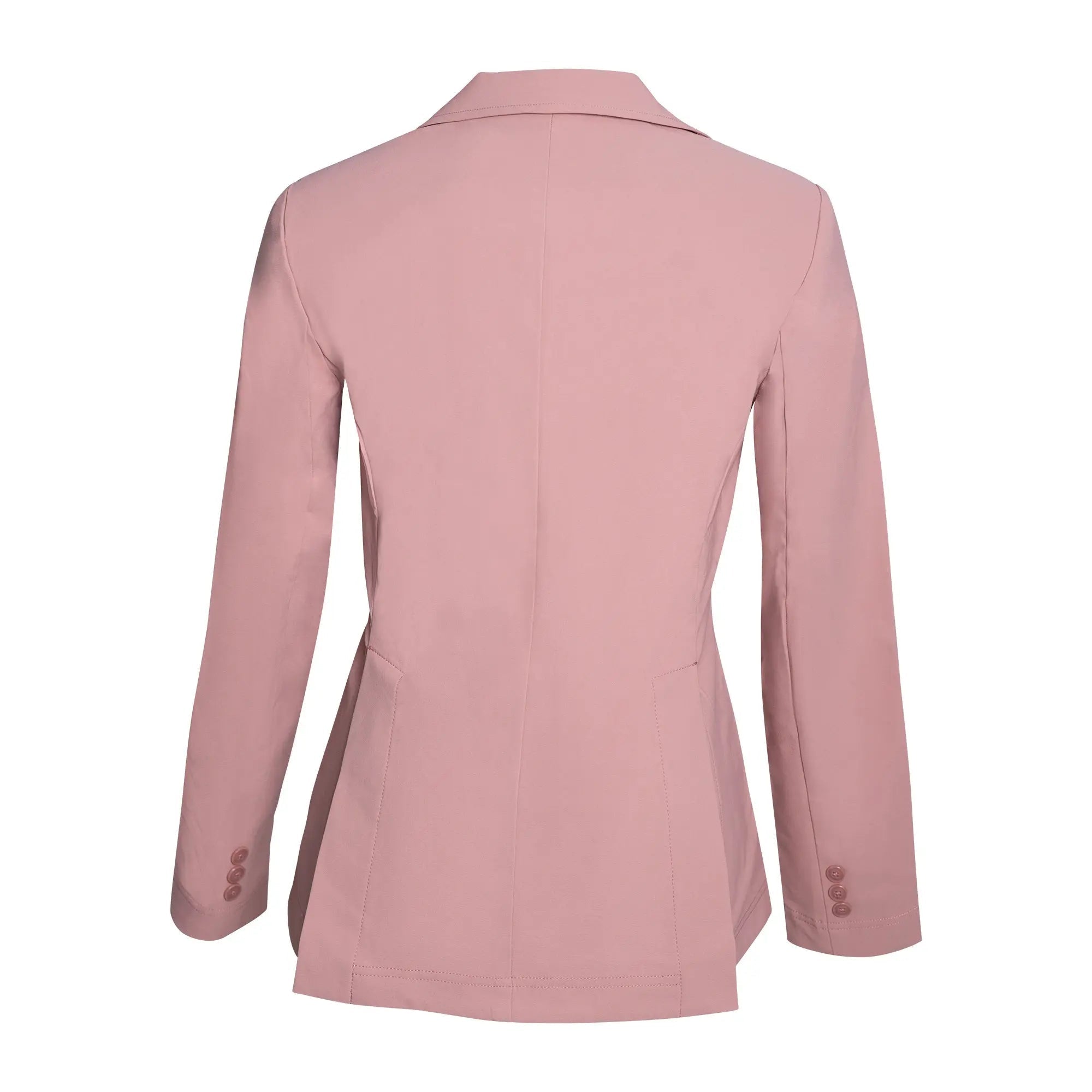 Grand Prix Ladies EQJ 3 Button Show Coat, NY Tech Fabric, Rose - Equiluxe Tack