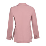 Grand Prix Ladies EQJ 3 Button Show Coat, Rose with Burgundy Piping - Equiluxe Tack