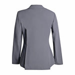Grand Prix Ladies Quinn Show Coat, 4 Button with Hidden Zipper Closure, Navy - Equiluxe Tack