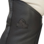 Grand Prix LC Italian Full Leather Half Chaps, Black - Equiluxe Tack