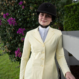 Grand Prix Quinn Show Jacket, 4 Button Front with Hidden Zipper Closure, Butter - Equiluxe Tack