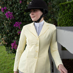 Grand Prix Quinn Show Jacket, 4 Button Front with Hidden Zipper Closure, Butter - Equiluxe Tack