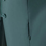 Grand Prix Quinn Show Jacket, 4 Button Front with Hidden Zipper Closure, New Green - Equiluxe Tack