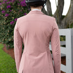 Grand Prix Quinn Show Jacket, 4 Button Front with Hidden Zipper Closure, Rose - Equiluxe Tack