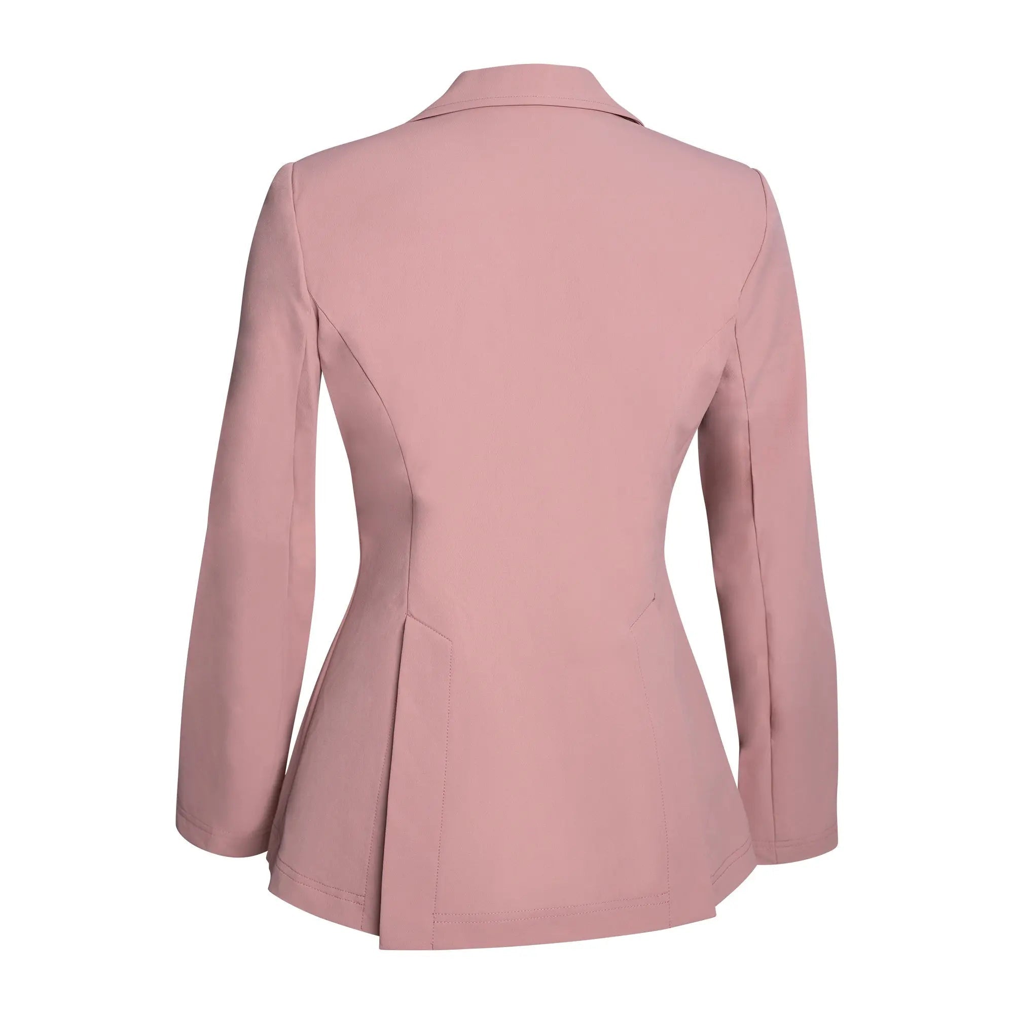 Grand Prix Quinn Show Jacket, 4 Button Front with Hidden Zipper Closure, Rose - Equiluxe Tack