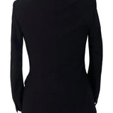 Grand Prix Saltare Dolce 3 Button Riding Show Jacket, Black - Equiluxe Tack