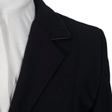 Grand Prix Saltare Dolce 3 Button Riding Show Jacket, Black - Equiluxe Tack