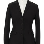 Grand Prix Saltare Dolce 4 Button Riding Jacket, Black - Equiluxe Tack