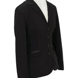 Grand Prix Saltare Dolce 4 Button Riding Jacket, Black - Equiluxe Tack