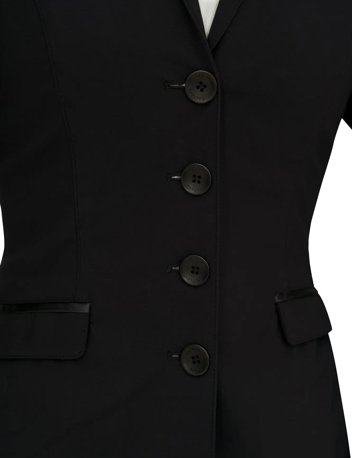 Grand Prix Saltare Dolce 4 Button Riding Jacket, Black - Equiluxe Tack