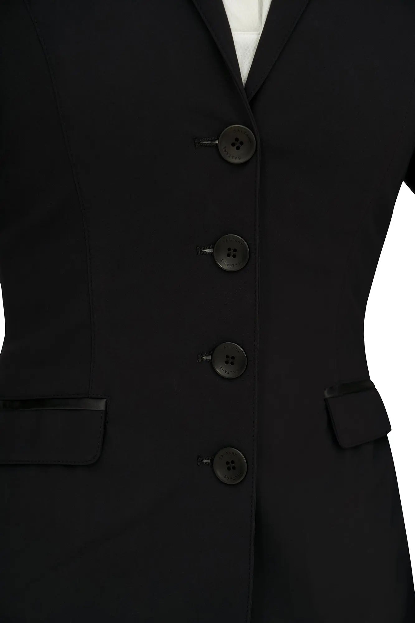 Grand Prix Saltare Dolce 4 Button Riding Jacket, Black - Equiluxe Tack