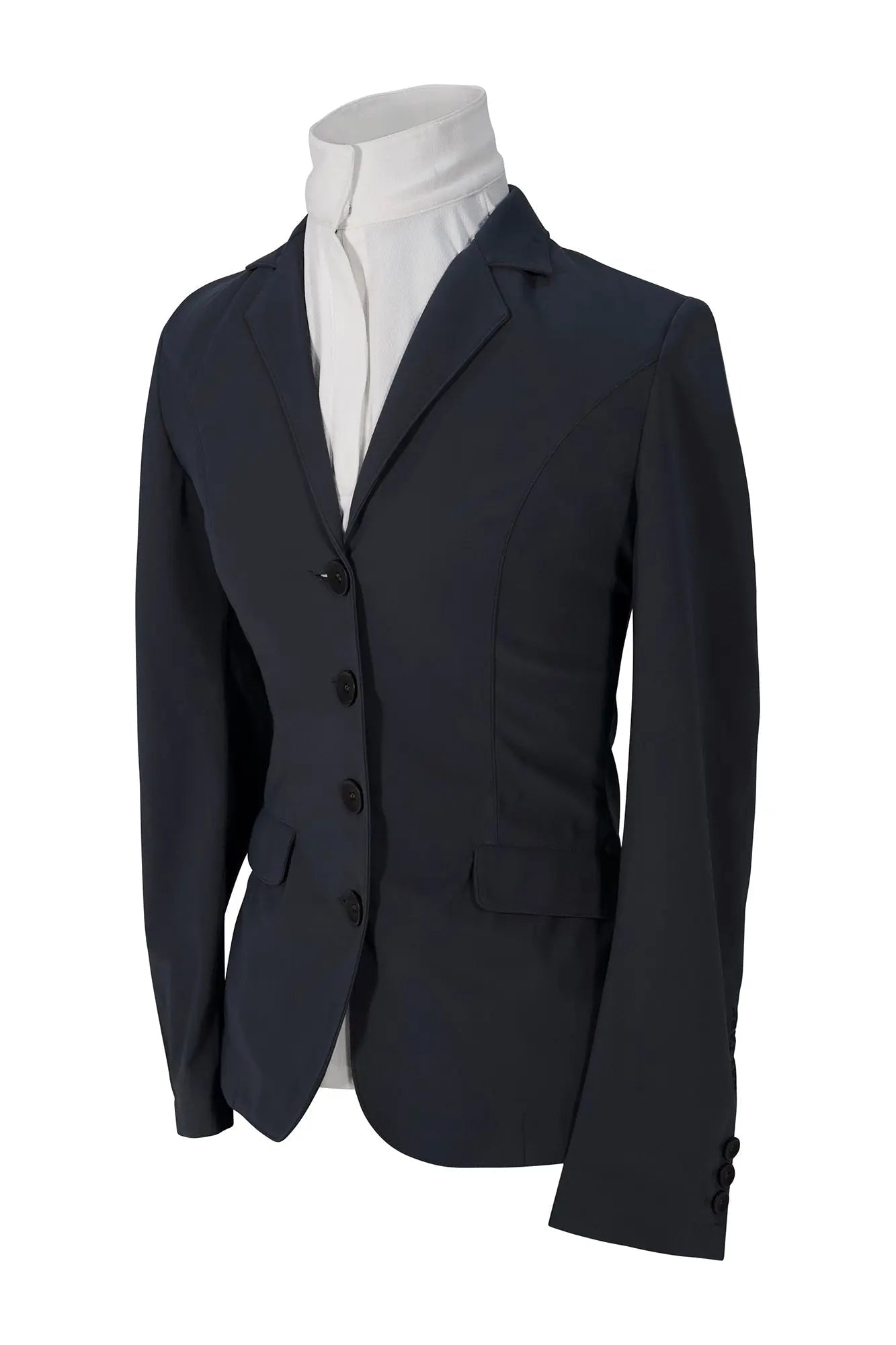 Grand Prix Saltare Dolce 4 Button Riding Show Jacket, Anthracite - Equiluxe Tack