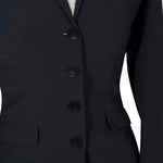 Grand Prix Saltare Dolce 4 Button Riding Show Jacket, Anthracite - Equiluxe Tack