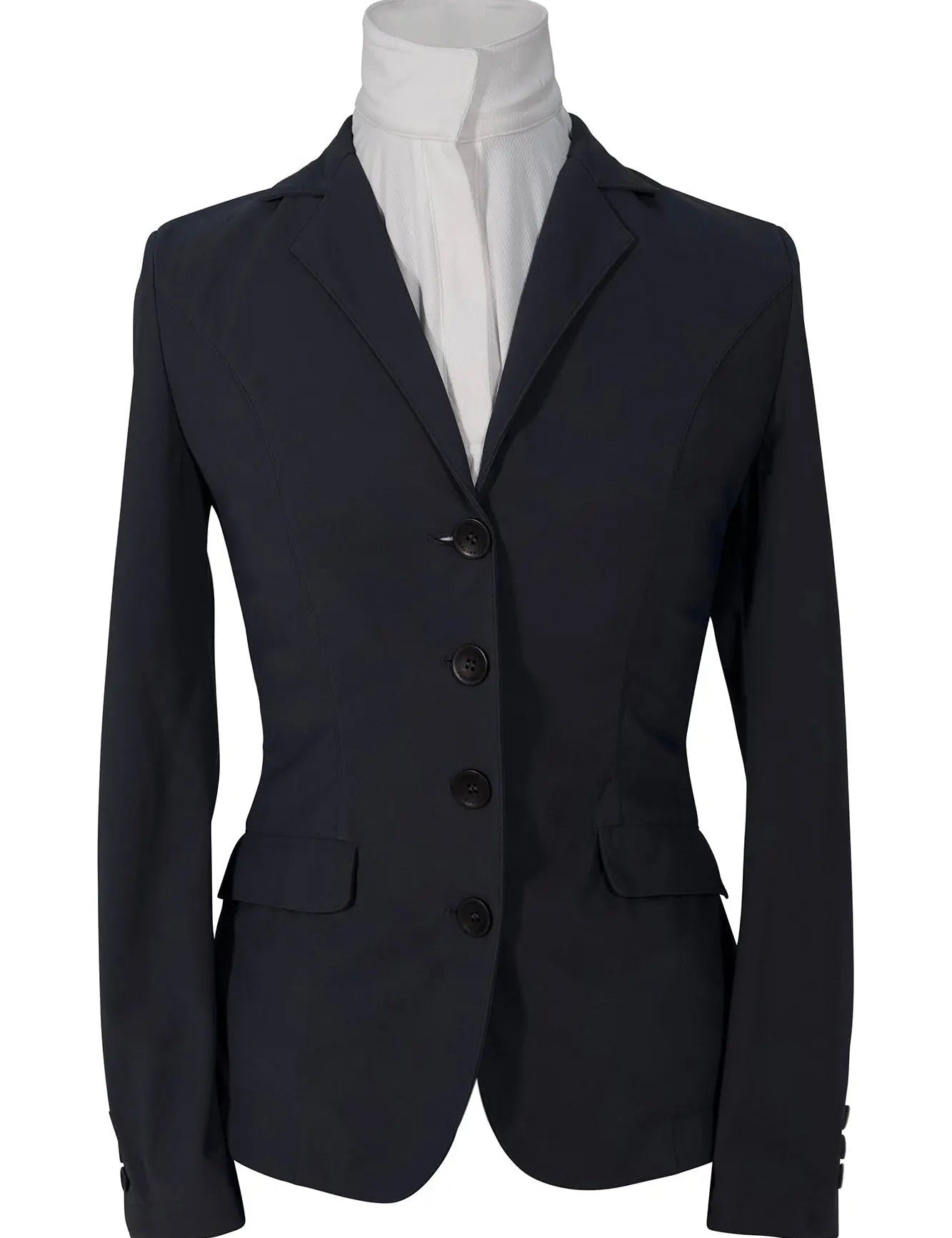 Grand Prix Saltare Dolce 4 Button Riding Show Jacket, Anthracite - Equiluxe Tack