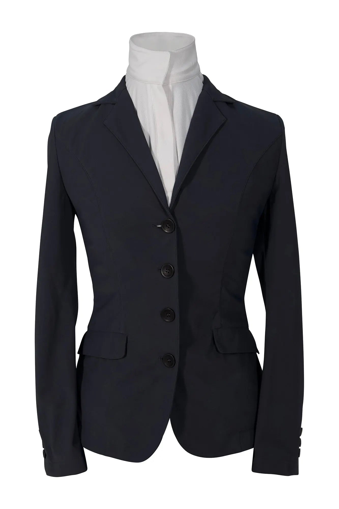 Grand Prix Saltare Dolce 4 Button Riding Show Jacket, Anthracite - Equiluxe Tack