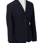 Grand Prix Saltare Dolce 4 Button Riding Show Jacket, Navy - Equiluxe Tack
