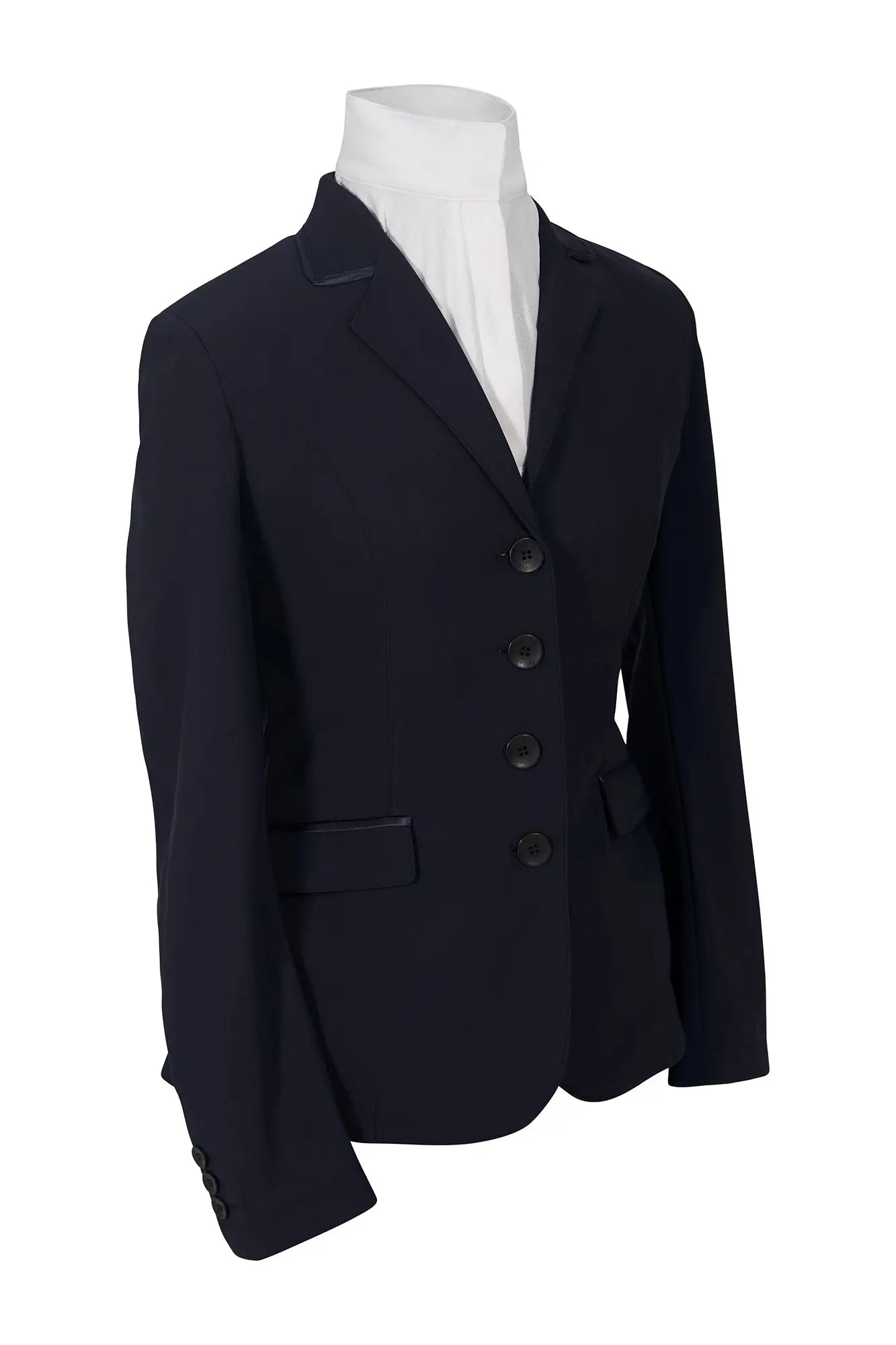 Grand Prix Saltare Dolce 4 Button Riding Show Jacket, Navy - Equiluxe Tack