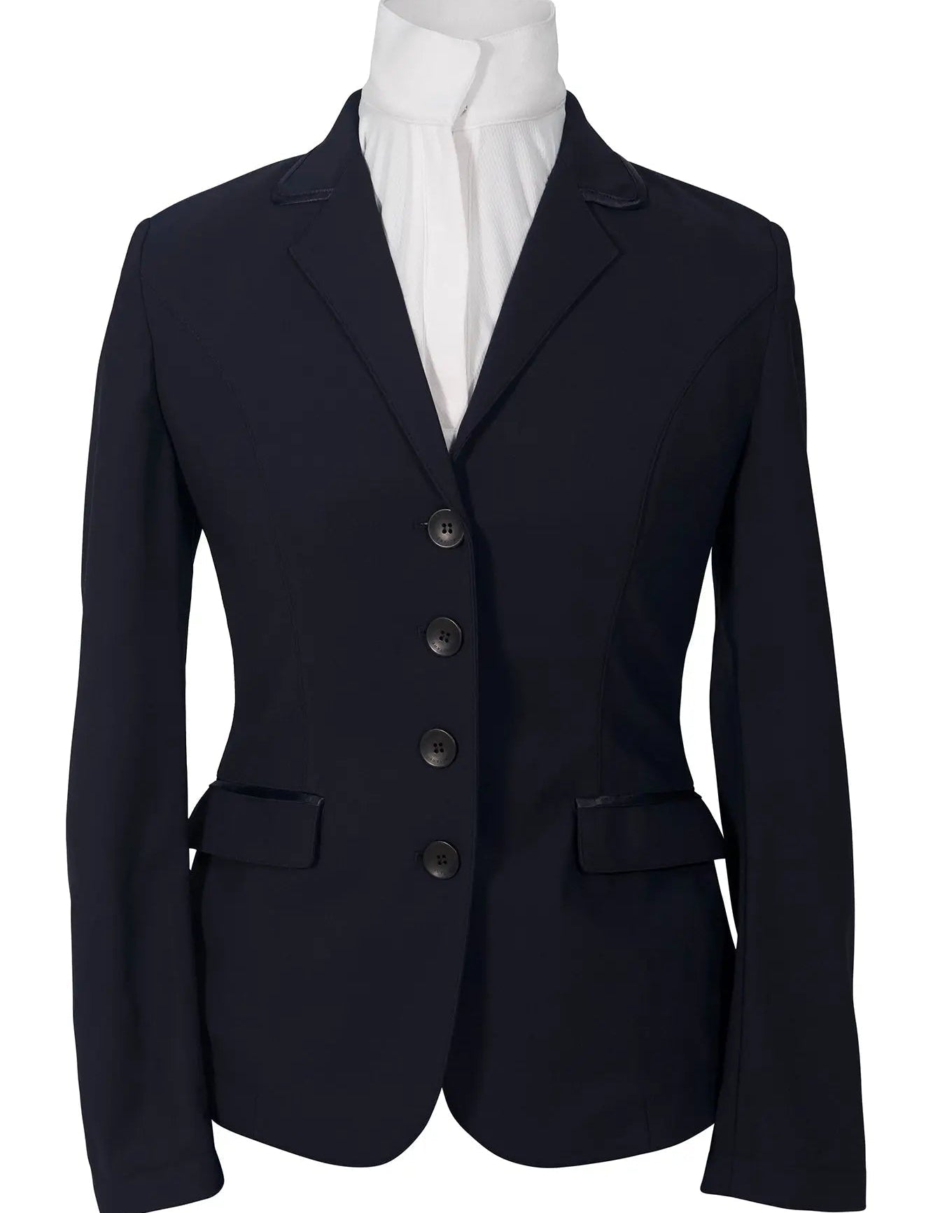 Grand Prix Saltare Dolce 4 Button Riding Show Jacket, Navy - Equiluxe Tack