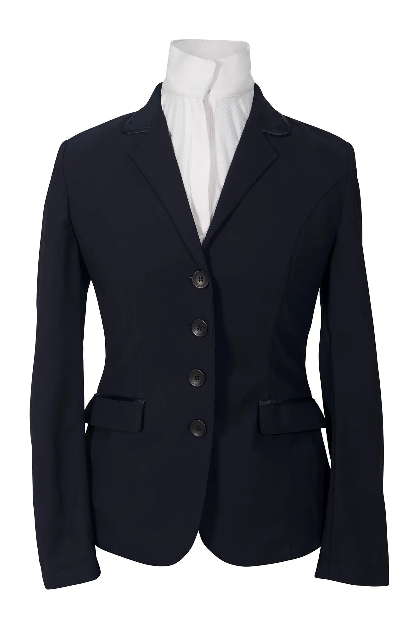 Grand Prix Saltare Dolce 4 Button Riding Show Jacket, Navy - Equiluxe Tack