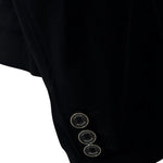 Grand Prix Saltare Premio 4 Button Riding Show Coat, Black with Moss Green - Equiluxe Tack