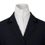 Grand Prix Saltare Premio 4 Button Riding Show Coat, Navy with Black - Equiluxe Tack