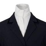 Grand Prix Saltare Premio 4 Button Riding Show Coat, Navy with Black - Equiluxe Tack