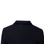 Grand Prix Saltare Premio 4 Button Riding Show Coat, Navy with Black - Equiluxe Tack