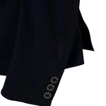 Grand Prix Saltare Premio 4 Button Riding Show Coat, Navy with Navy - Equiluxe Tack