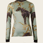 Grandé Horse Quarter Zip Sun Shirt - Espoir Equestrian - Equiluxe Tack