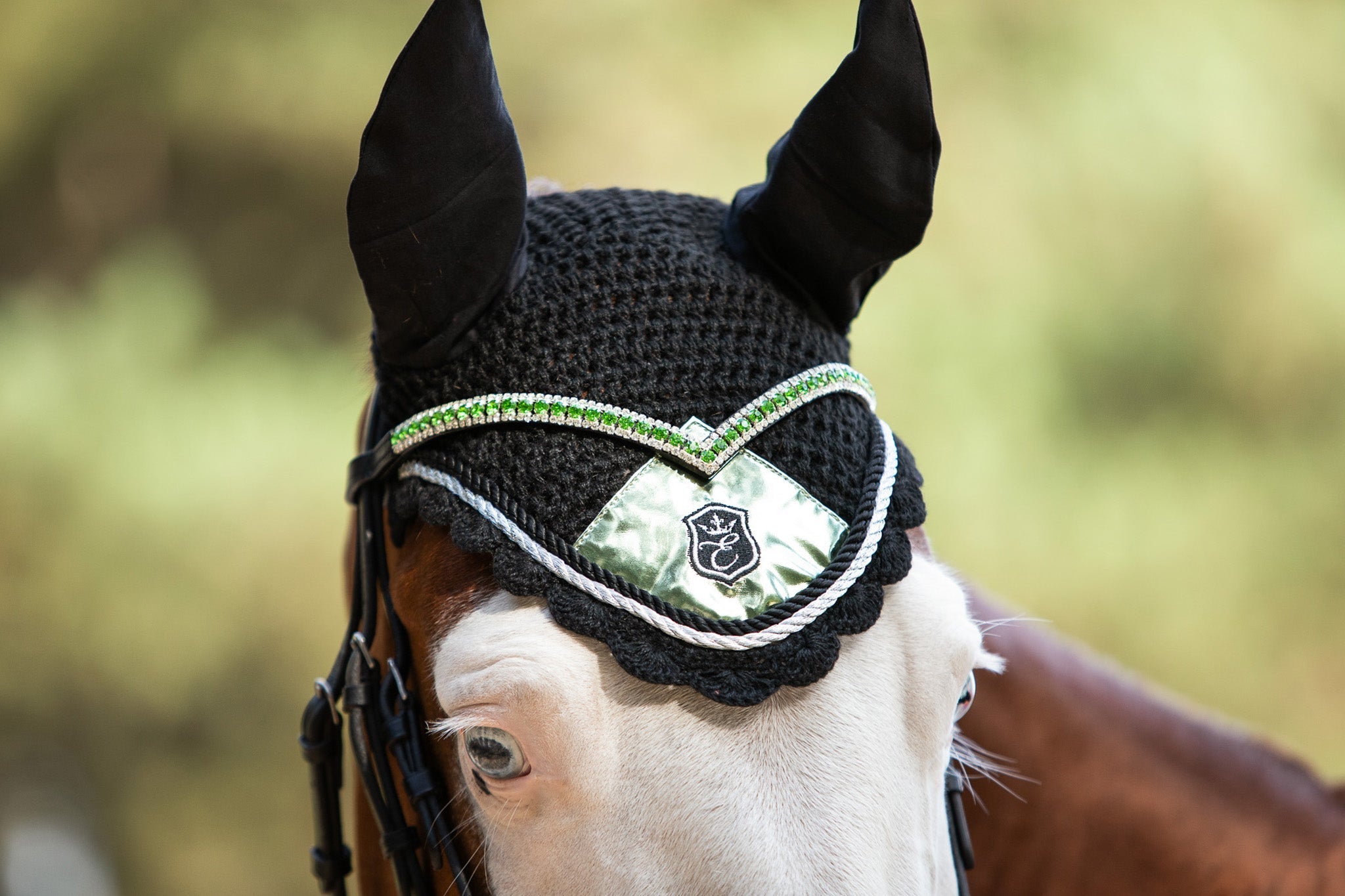 Green Lily Fly Hat - Equestroom - Equiluxe Tack