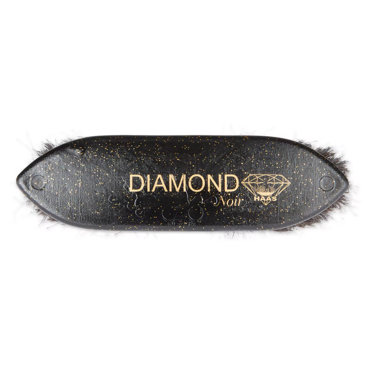 Haas Diamond Noir Soft Horsehair Brush - Haas Brushes - Equiluxe Tack