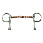 Half Cheek Single Twist Copper Wire Stainless Steel Bit 5" - Equiluxe Tack - Equiluxe Tack