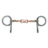 Half Cheek Slow Twist Copper French Link Bit 5" - Equiluxe Tack - Equiluxe Tack