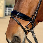 Halter Ego Amalfi Black Patent Sparkle Snaffle Bridle - Flat - Halter Ego® - Equiluxe Tack