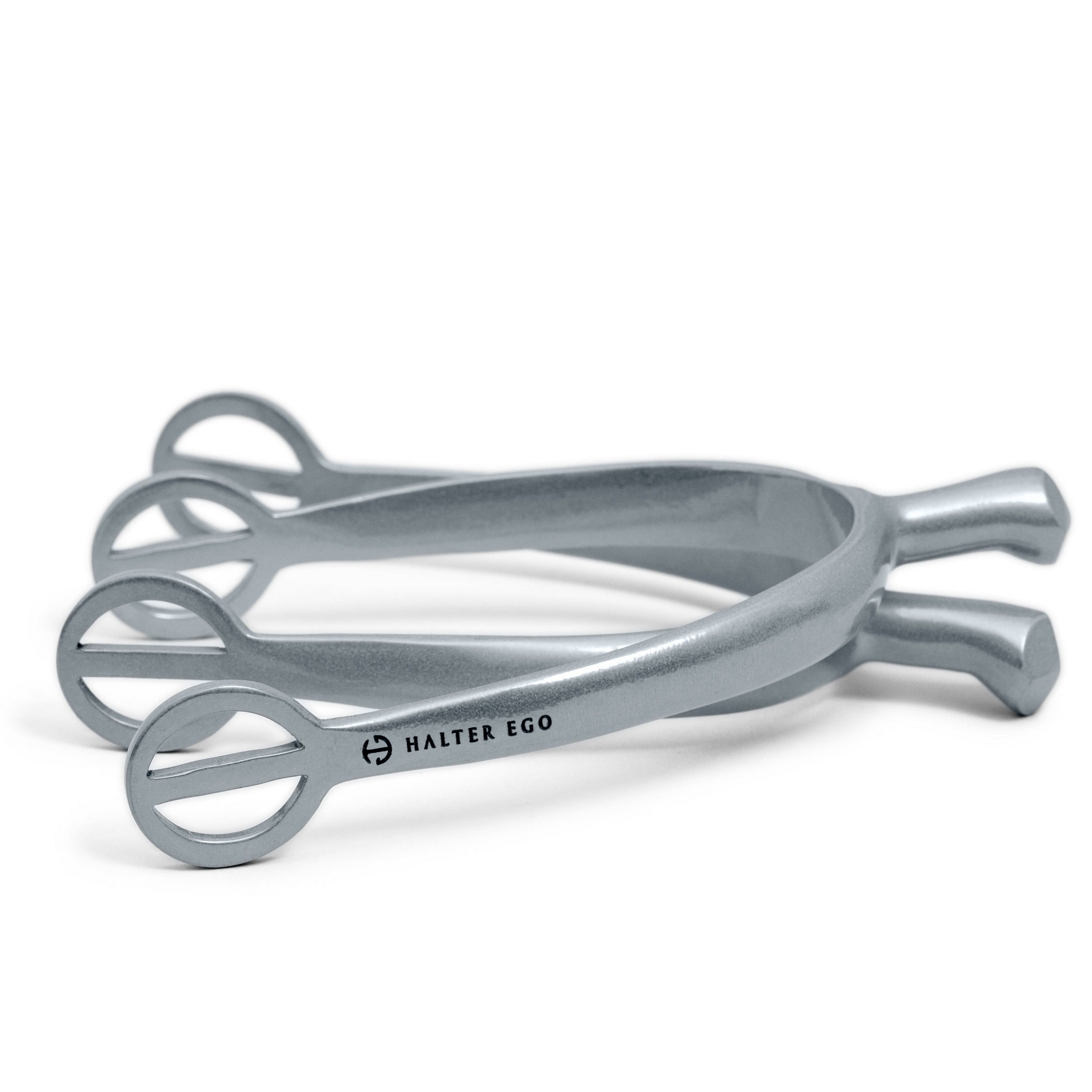 Halter Ego® Antique Silver Spurs with 3D Shank - Halter Ego® - Equiluxe Tack