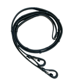 Halter Ego Black Pebble Rubber Reins with Stops - Halter Ego® - Equiluxe Tack