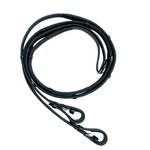 Halter Ego Black Pebble Rubber Reins with Stops - Halter Ego® - Equiluxe Tack
