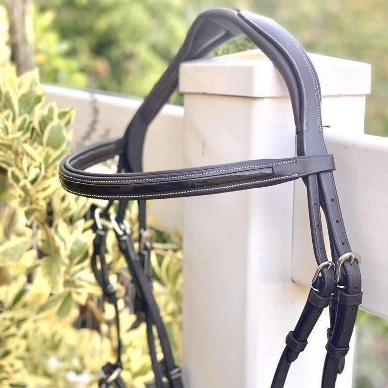 Halter Ego® - Brown Anatomical Rolled Figure 8 Bridle - Halter Ego® - Equiluxe Tack